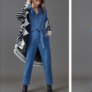 Anthropologie Pilcro Denim Jumpsuit